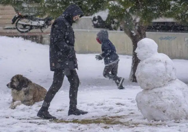 Καιρός σήμερα: Πού χιονίζει – Μαγευτικές εικόνες από Φθιώτιδα, Κοζάνη, Γρεβενά και Καστοριά (Video) 12