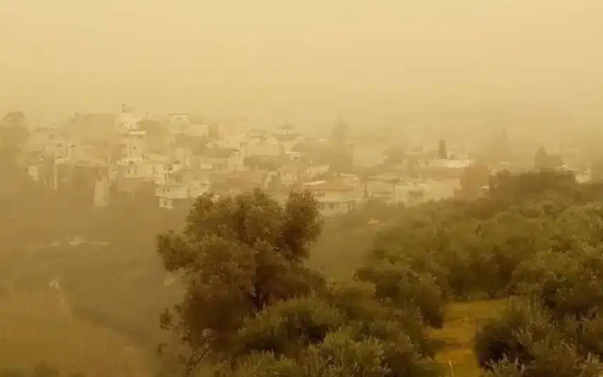 Άνοδος της θερμοκρασίας και αφρικανική σκόνη - επιδείνωση από αύριο 11