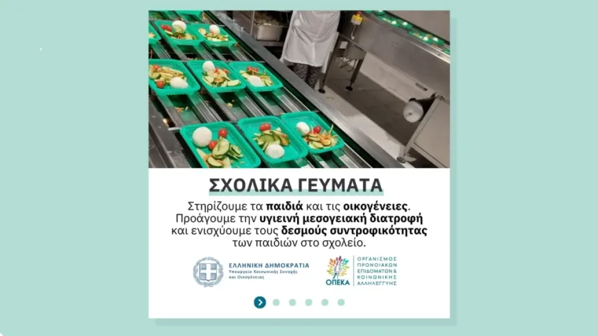 20 νέοι Δήμοι εντάχθηκαν στο πρόγραμμα σχολικών γευμάτων – Αυξάνονται σε 231.062 από 217.267 οι δικαιούχοι μαθητές 11
