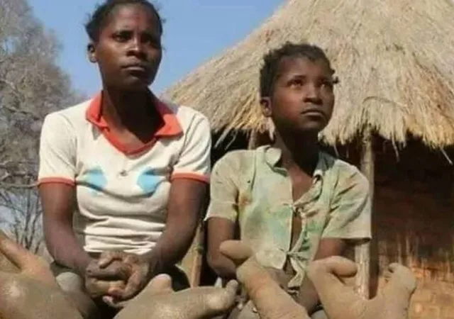 Παιδιά από φυλή στην Αφρική γεννιούνται με 2 δάχτυλα στα πόδια - Πιστεύουν πως κατάγονται από πουλιά 6